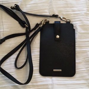 WHBM phone carrier crossbody bag/wristlet